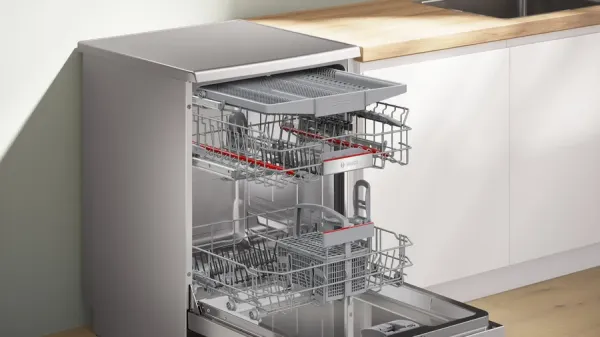 Serie 6 Solo Bulaşık Makinesi 60 cm Paslanmaz çelik parmak izi tutmaz
