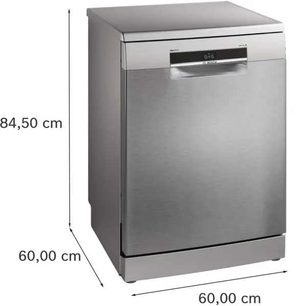 Serie 6 Solo Bulaşık Makinesi 60 cm Paslanmaz çelik parmak izi tutmaz
