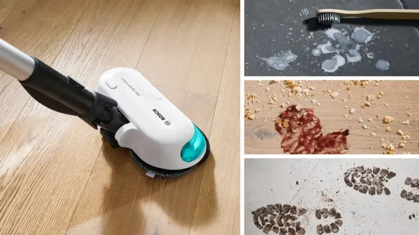 2'si 1 arada Süpürme ve Silme Unlimited 7 ProHygienic Aqua Beyaz