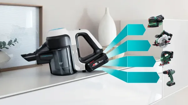 2'si 1 arada Süpürme ve Silme Unlimited 7 ProHygienic Aqua Beyaz