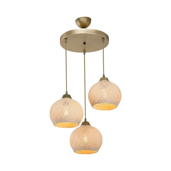 ModeLight Yumak 3lü Gold Kasa - Krem Şapka