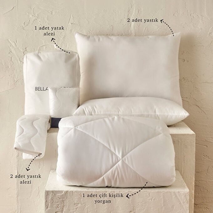 Eko 6 Parça Çift Kişilik Uyku Seti