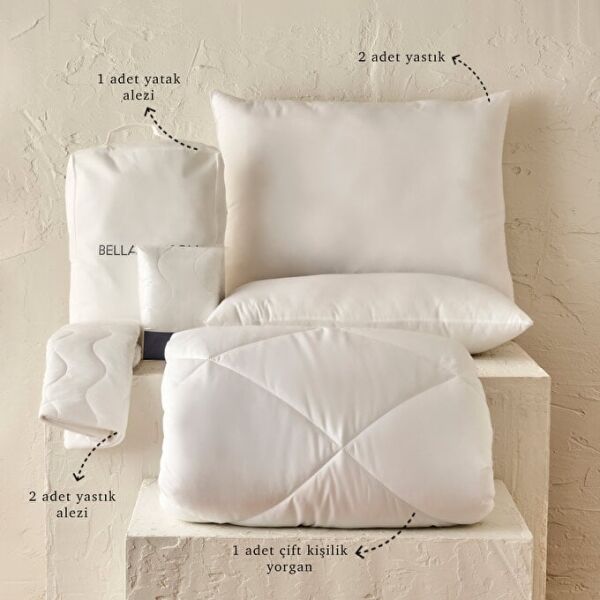 Eko 6 Parça Çift Kişilik Uyku Seti