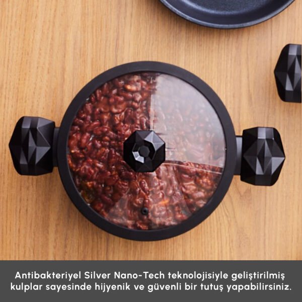 Karaca Biodiamond Antibakteriyel Kulp Tencere 24 Cm