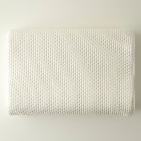Boyun Destekli Ortopedik Visco Yastık Beyaz (55X35X12X10 cm)