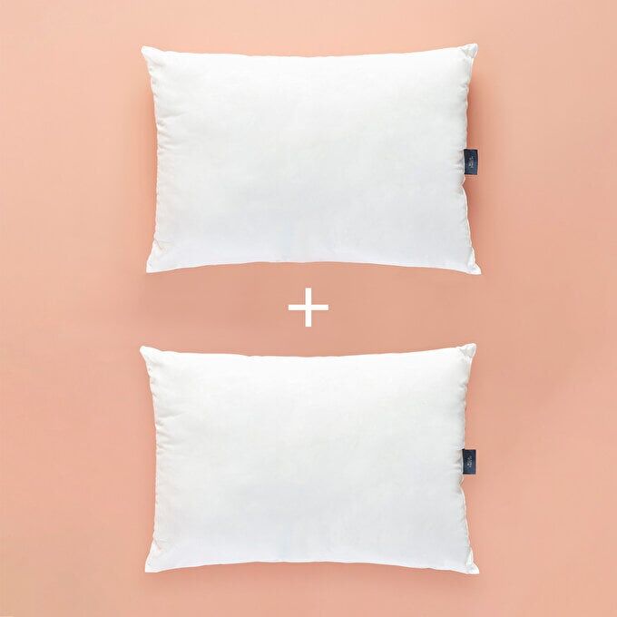 Bella 2'li Microfiber Yastık Beyaz (50x70 cm)