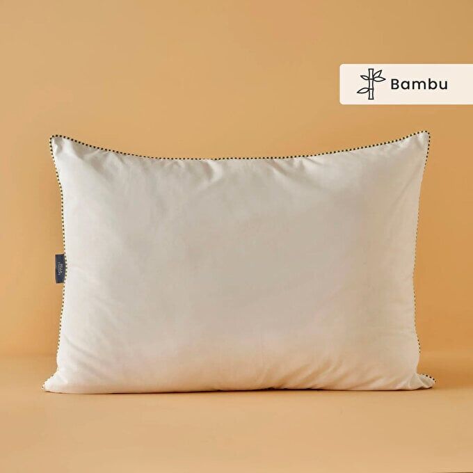 Fluffy Bambu Yastık Beyaz (50x70 cm)