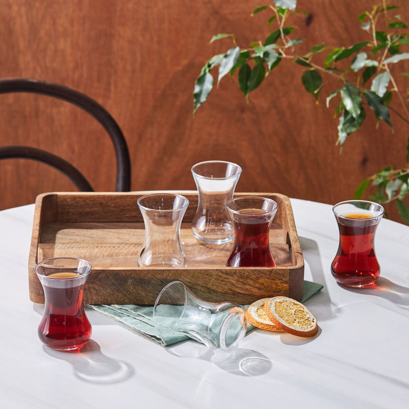 Karaca Vefa 6lı Çay Bardağı Seti 130 Ml