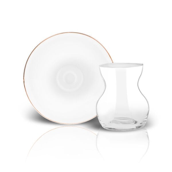 Karaca Streamline Sunset 12 Parça 6 Kişilik Cam Çay Seti 165 ml