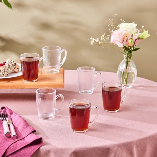 Karaca Edna 6'lı Çay Fincanı Seti 160 Ml