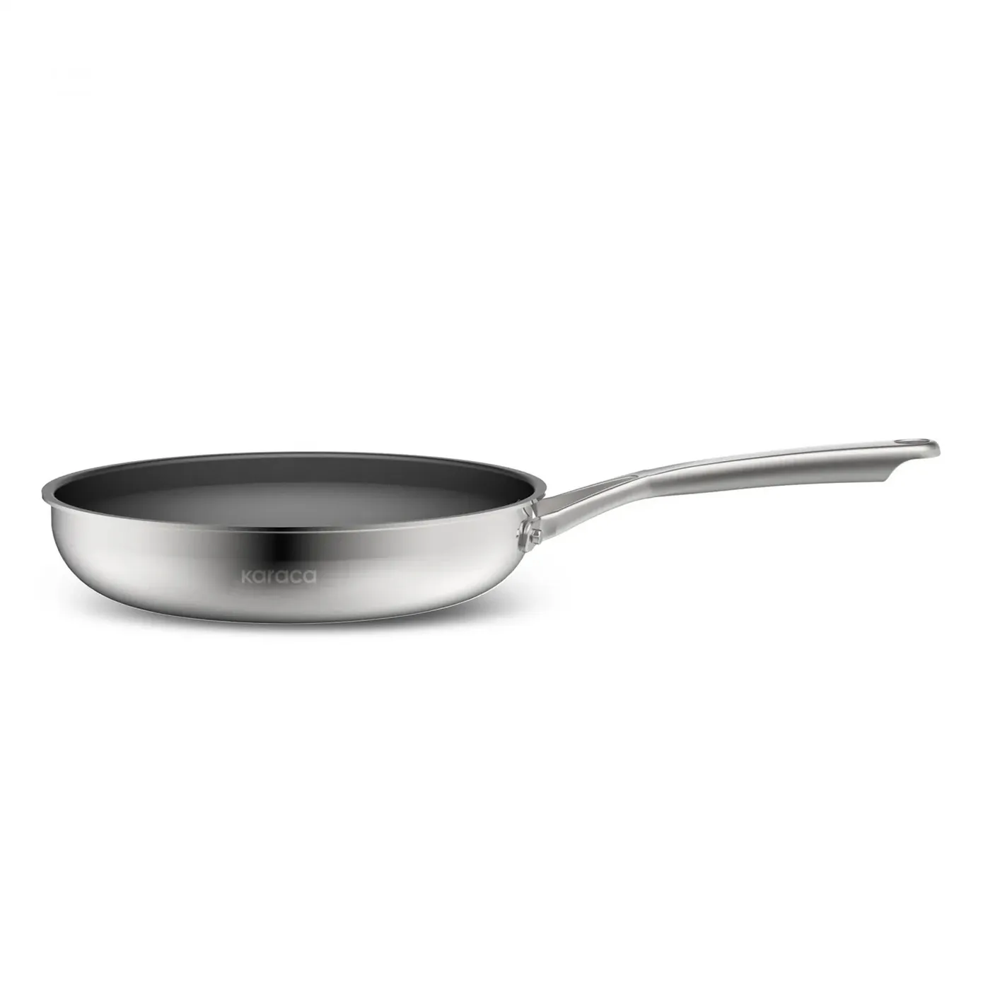 Karaca Plasma Steel 3Ply İndüksiyon Tabanlı Çelik Tava 30 Cm