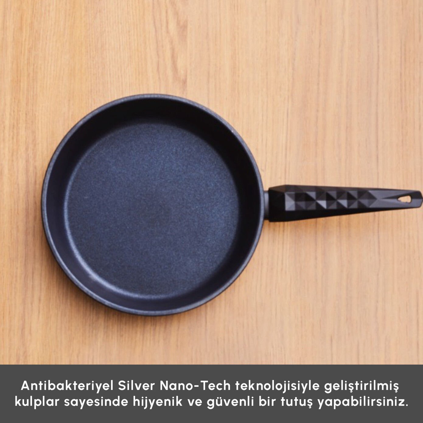 Karaca Biodiamond Antibakteriyel Kulp Tava 26 Cm