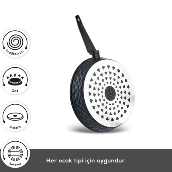 Karaca Biodiamond Antibakteriyel Kulp Tava 26 Cm