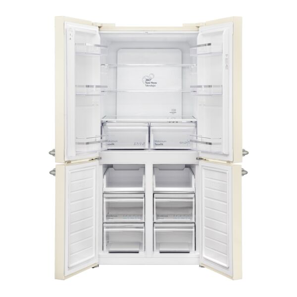 Vestel RETRO FD56011 BEJ 487 Lt No-Frost Buzdolabı