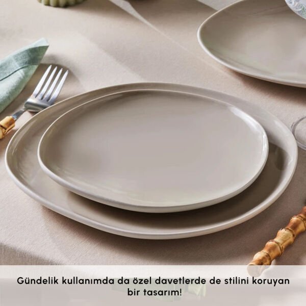 Karaca Earth Collection Cupid 55 Parça 12 Kişilik Yemek Takımı