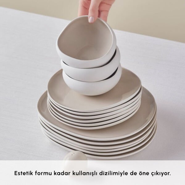 Karaca Earth Collection Cupid 55 Parça 12 Kişilik Yemek Takımı