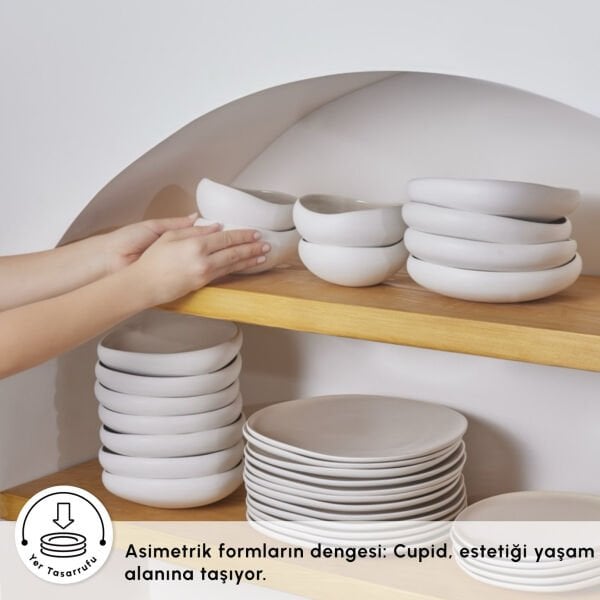 Karaca Earth Collection Cupid 55 Parça 12 Kişilik Yemek Takımı