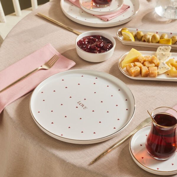 Karaca Lovin 32 Parça 6 Kişilik Kahvaltı Takımı Gold