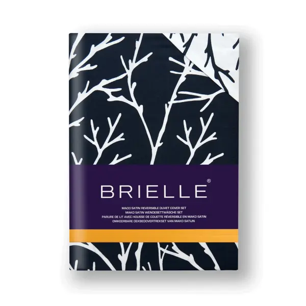 Brielle Çift Kişilik Saten Nevresim Seti Siyah