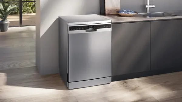iQ500 Solo Bulaşık Makinesi 60 cm Paslanmaz çelik parmak izi tutmaz