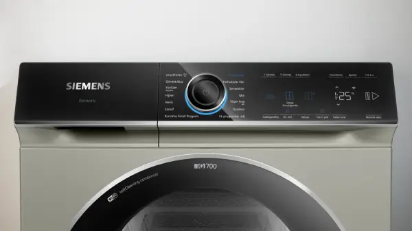 iQ700 Isı Pompalı Kurutma Makinesi 9 kg Gümüş