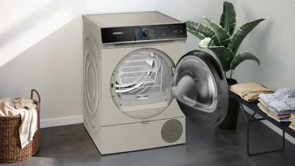 iQ700 Isı Pompalı Kurutma Makinesi 9 kg Gümüş