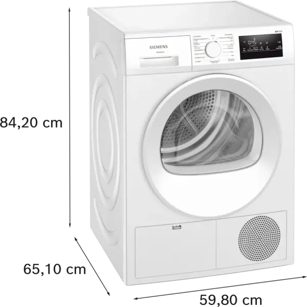 iQ300 Isı Pompalı Kurutma Makinesi 8 kg