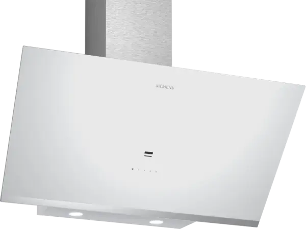 iQ500 Duvar Tipi Davlumbaz 90 cm Beyaz Cam Yüzey, Beyaz