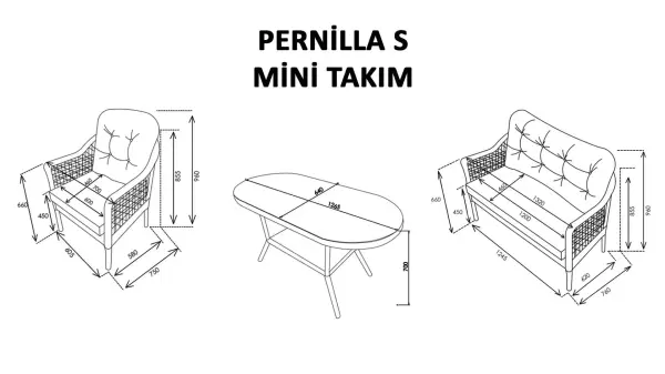 Pernilla S Mini Bahçe Takımı