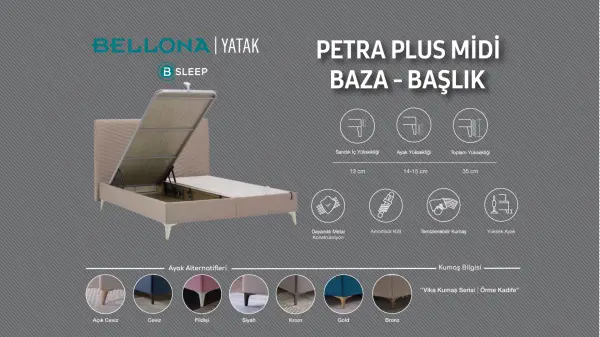 Petra Plus Midi Baza - Antrasit