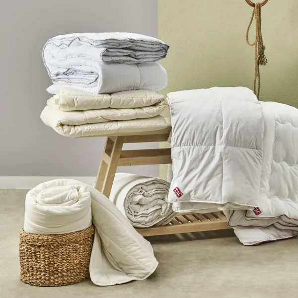 Taç Glamour Tek Kişilik Yorgan Beyaz