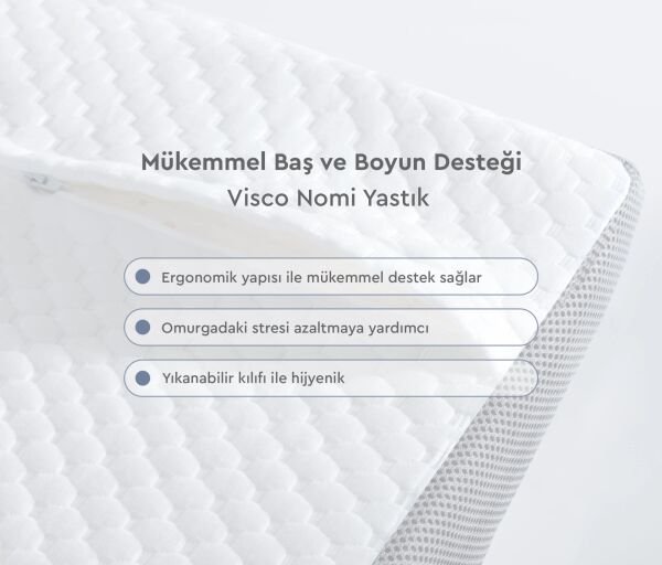 Visco Nomi Yastık 58x37