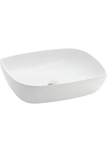 Seramiksan Dies Oval Beyaz Deliksiz Lavabo 50 cm