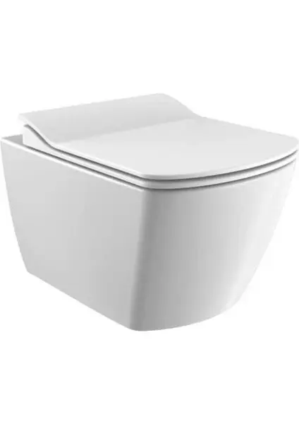 Creavit Elegant Rim-Off Asma Klozet + Yavaş Kapanır Kapak