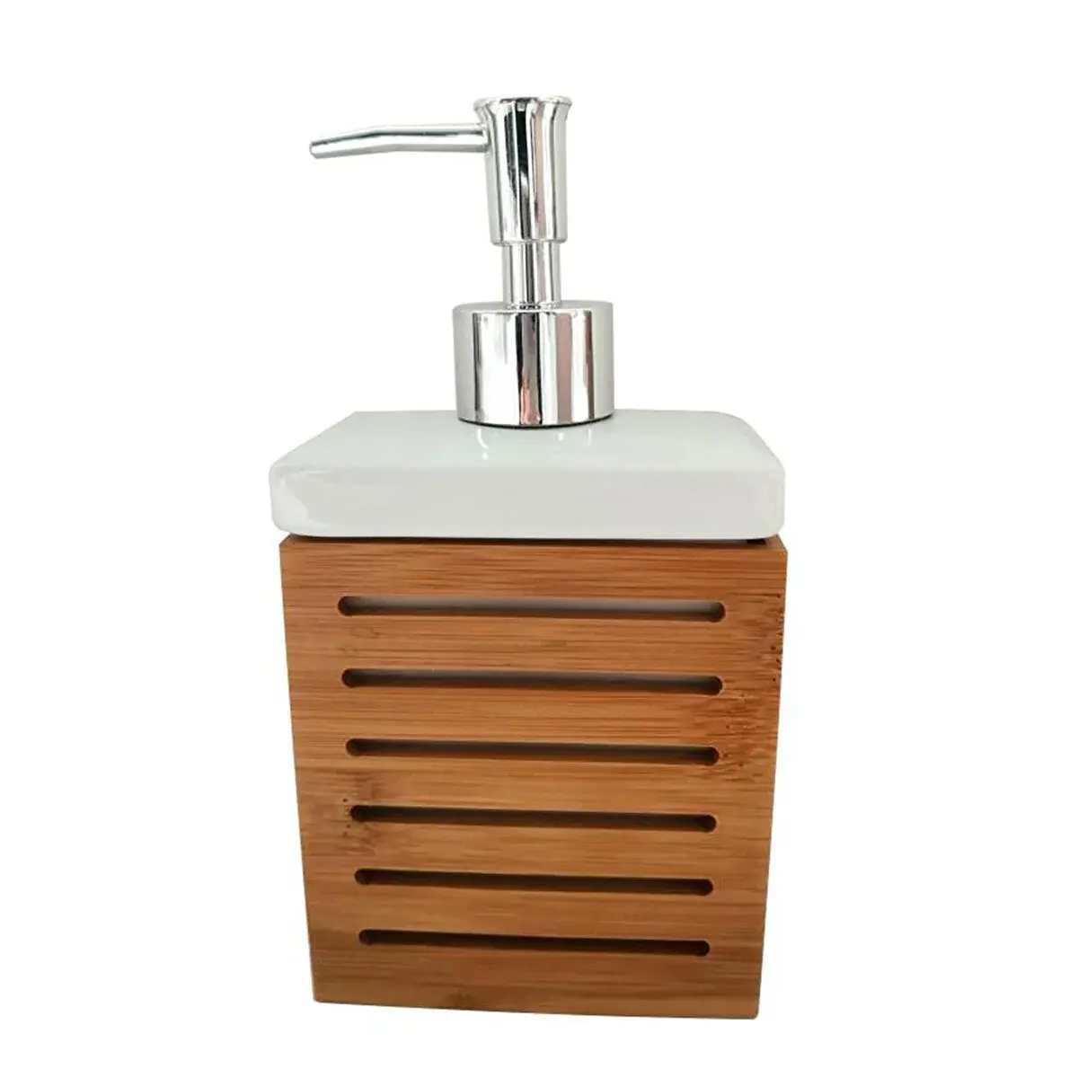 Samui Bambu Seramik Banyo Aksesuarı Sıvı Sabunluk