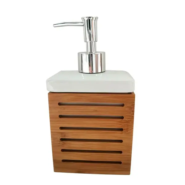 Samui Bambu Seramik Banyo Aksesuarı Sıvı Sabunluk