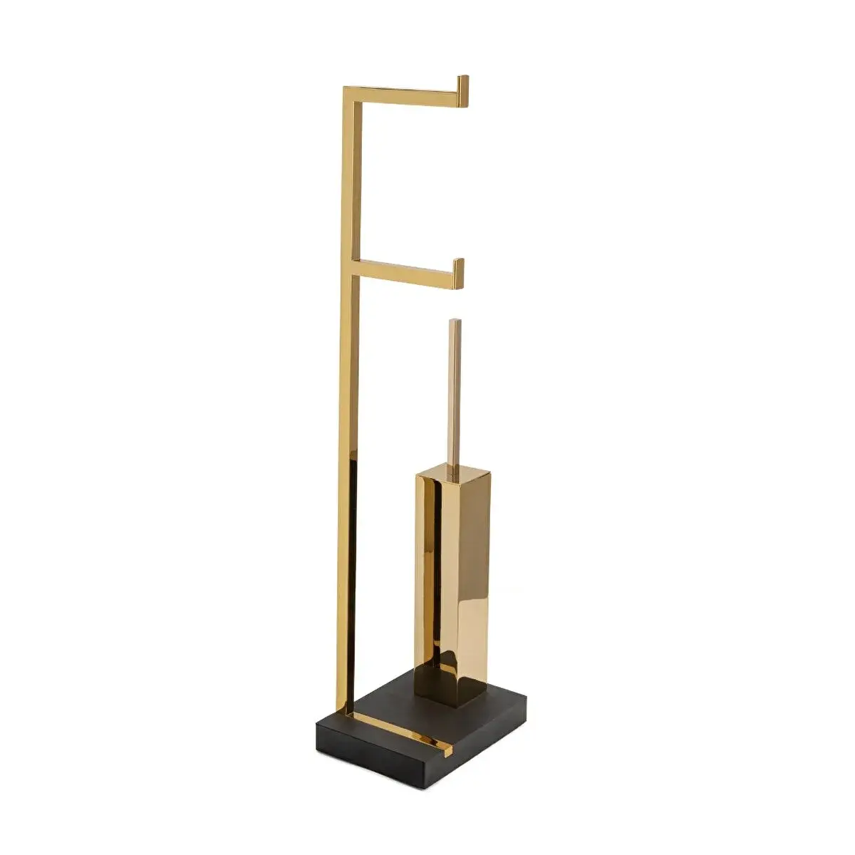 Yakınlaştır System Banyo Aksesuarları Altın Rengi̇ Hareketli̇ Wc Set - Ba4008 050 Gl