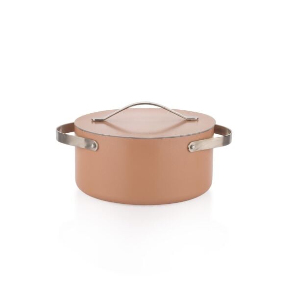 Schafer Moonlight Seramik Tencere Seti 7 Parça-Rosegold