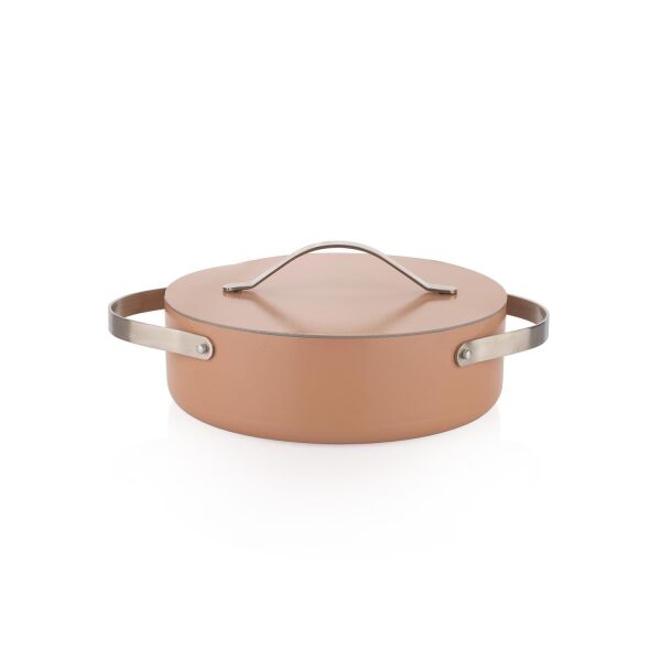 Schafer Moonlight Seramik Tencere Seti 7 Parça-Rosegold