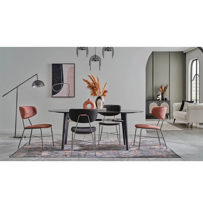 ARCH Sabit Yemek Masası - Camlı
