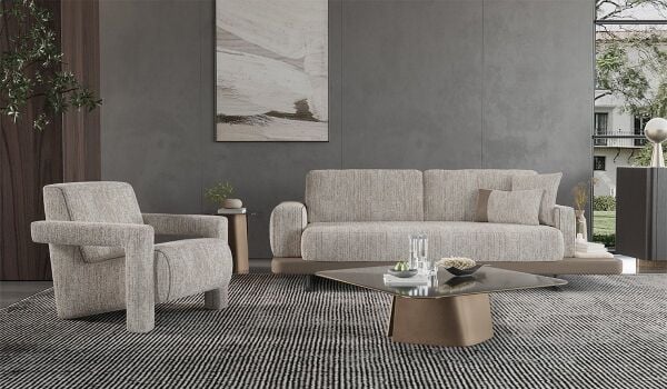 Hermes Koltuk Takımı - Krem