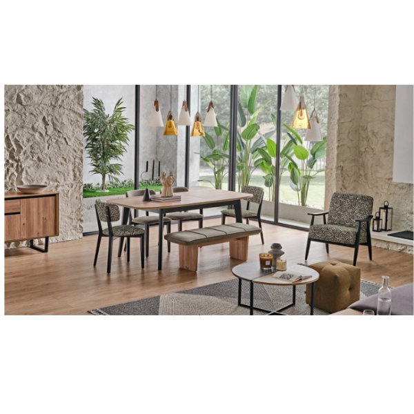 SOLID Açılır Yemek Masası - 160 cm