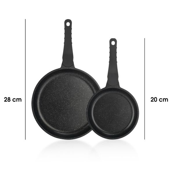 Schafer Famos XL Döküm Tava Seti 2 Parça-Gri