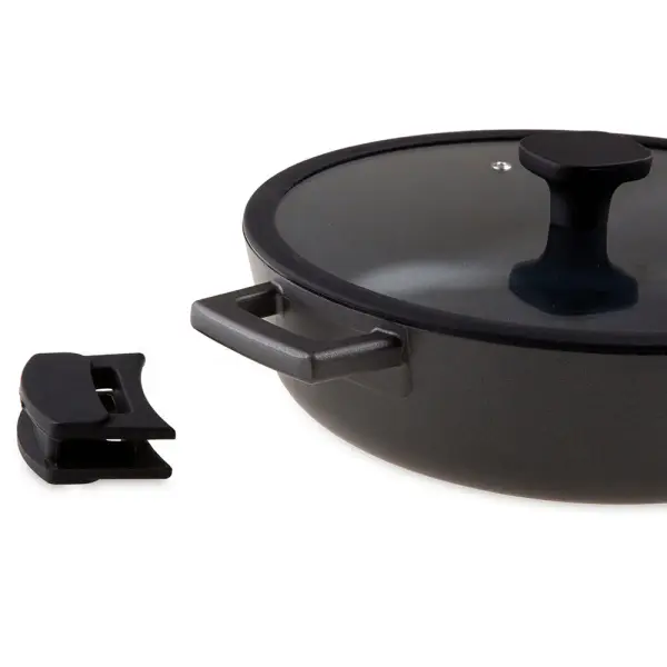 Jumbo Black Cook 7 Parça İndüksiyon Tabanlı Döküm Tencere Seti