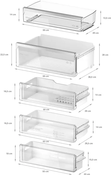 Serie 6 Alttan Donduruculu Ankastre Buzdolabı 193.5 x 70.8 cm softClosing Düz Menteşe