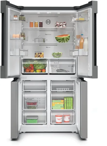 Serie 4 Gardırop Tipi Buzdolabı 183 x 90.5 cm Kolay temizlenebilir Inox, Total No Frost