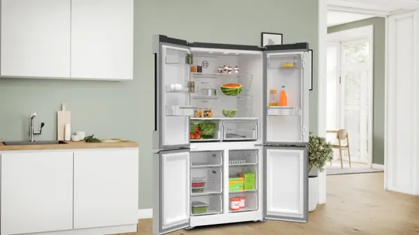 Serie 4 Gardırop Tipi Buzdolabı 183 x 90.5 cm Kolay temizlenebilir Inox, Total No Frost
