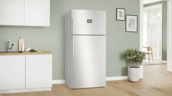 Serie 6 Üstten Donduruculu Buzdolabı 186 x 86 cm Kolay temizlenebilir Inox, Total No Frost