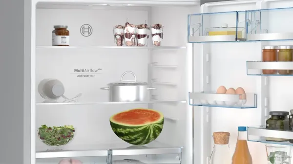 Serie 8 Alttan Donduruculu Buzdolabı 186 x 75 cm Kolay temizlenebilir Inox, Total No Frost