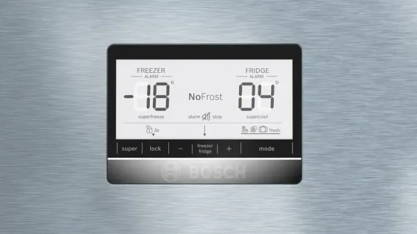 Serie 8 Alttan Donduruculu Buzdolabı 186 x 75 cm Kolay temizlenebilir Inox, Total No Frost